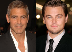 George Clooney, Leonardo DiCaprio George Clooney, Leonardo DiCaprio